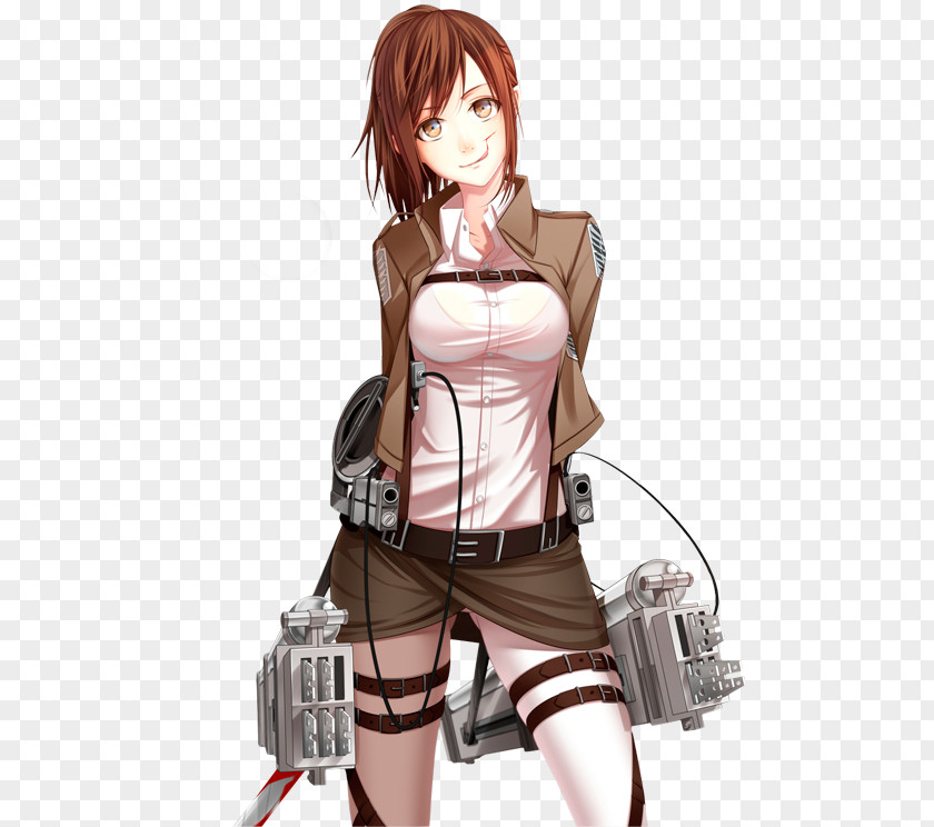 Sasha Braus Attack On Titan: Lost Girls Mikasa Ackerman Hange Zoe PNG