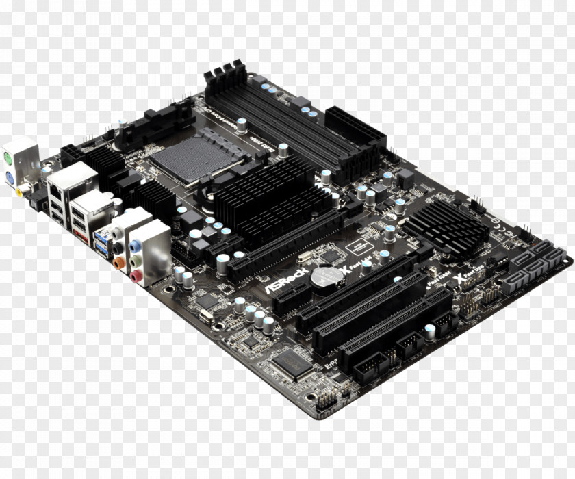 Socket AM3+ ASRock 970 Extreme3 Motherboard ATX PNG