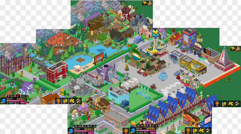 The Simpsons: Tapped Out Homerpalooza Game PNG