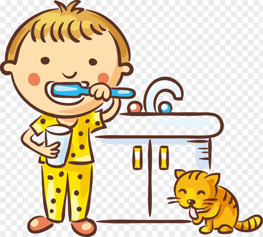 Children Brush Your Teeth Tooth Brushing Dentistry Child PNG