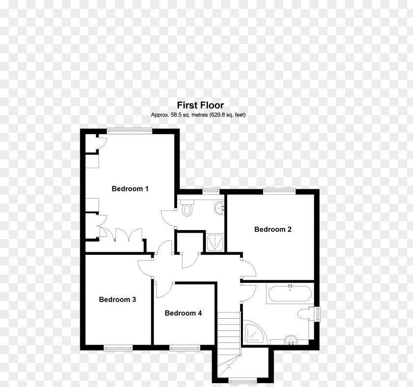 Design Paper Floor Plan Line PNG