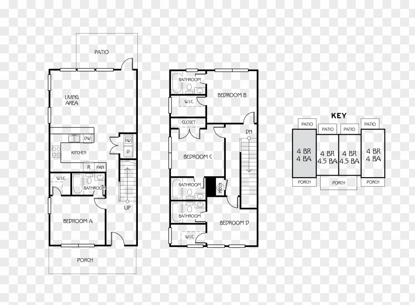 House Floor Plan The Retreat At Gainesville Apartment Housing PNG