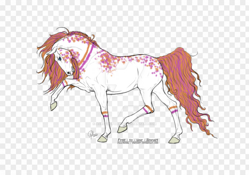 Mustang Stallion Halter Unicorn PNG