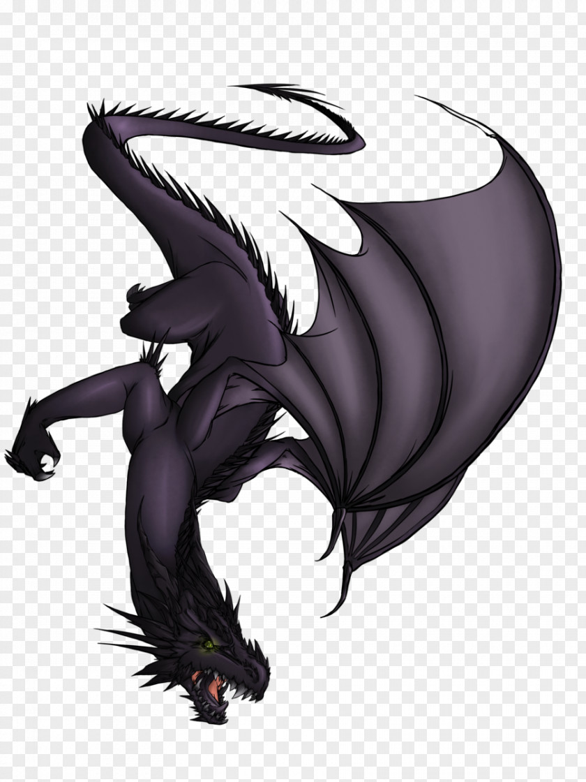 Black Dragon Image Illustration Purple PNG