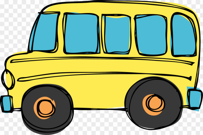 Bus School Clip Art: Transportation Art PNG