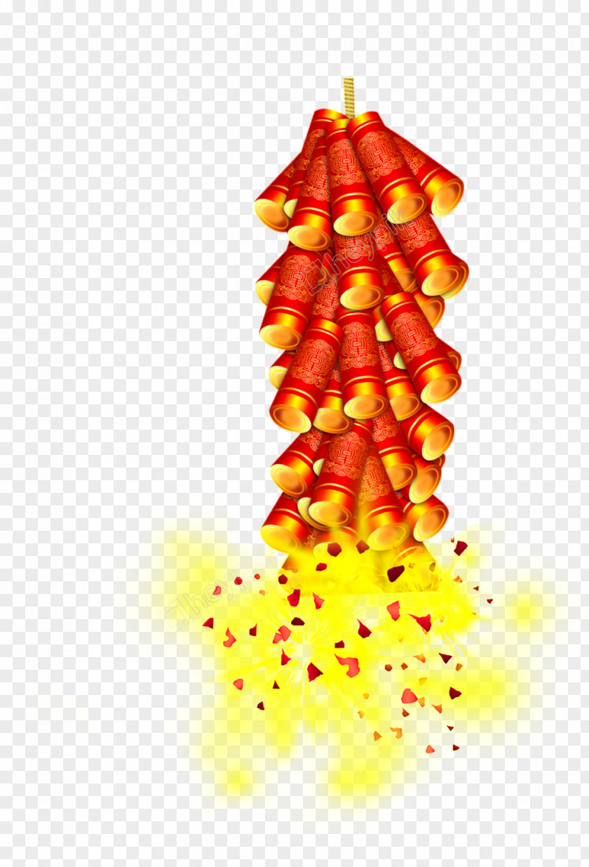 Chinese New Year Firecracker Image Clip Art PNG