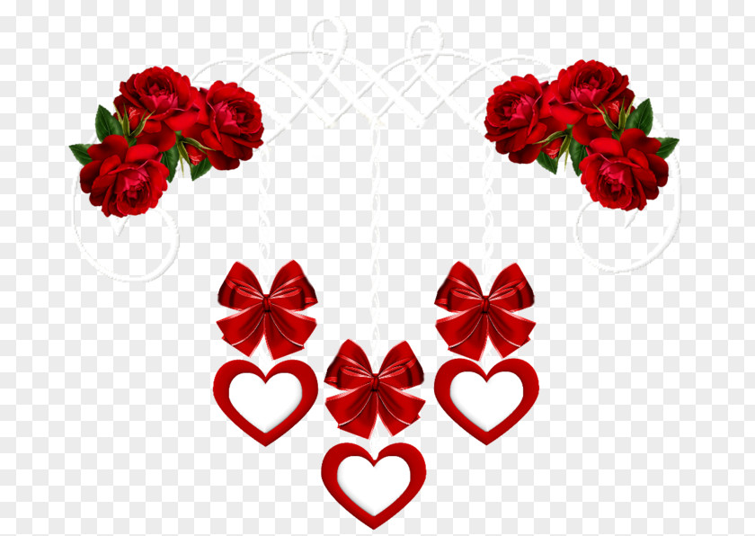 Clip Art Valentine's Day Love Heart Garden Roses PNG