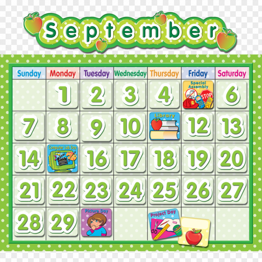Teacher Classroom Bulletin Board School Calendar PNG