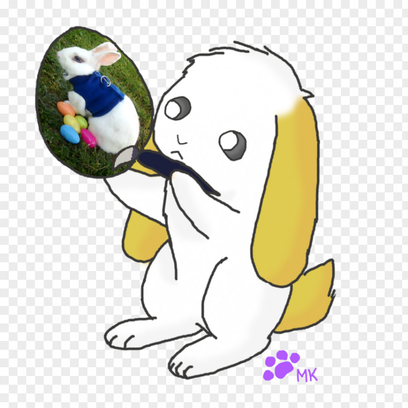 Watercolor Bunny Bird Vertebrate Cartoon PNG