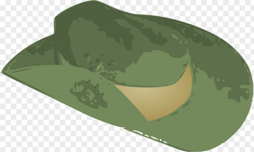 Army Green Hat Slouch Clip Art PNG