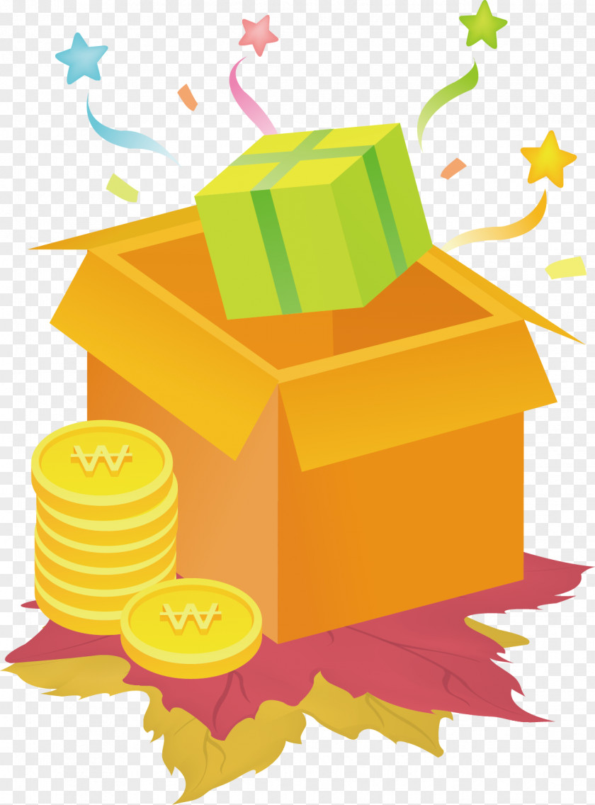 Autumn Life Icon Paper Box PNG