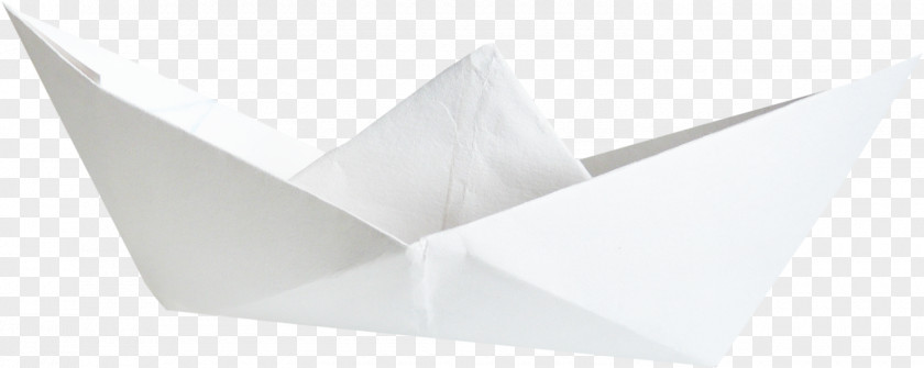 Beautiful White Paper Boat Black Angle PNG