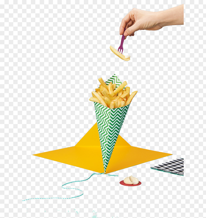 French Fries Fried Rice Chicken Junk Food Ice Cream Cone PNG