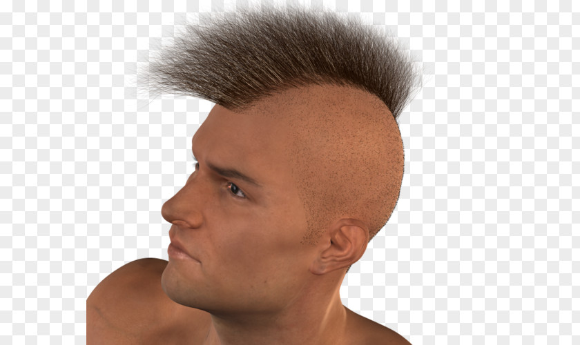 Hair Mohawk Hairstyle Coloring Military PNG
