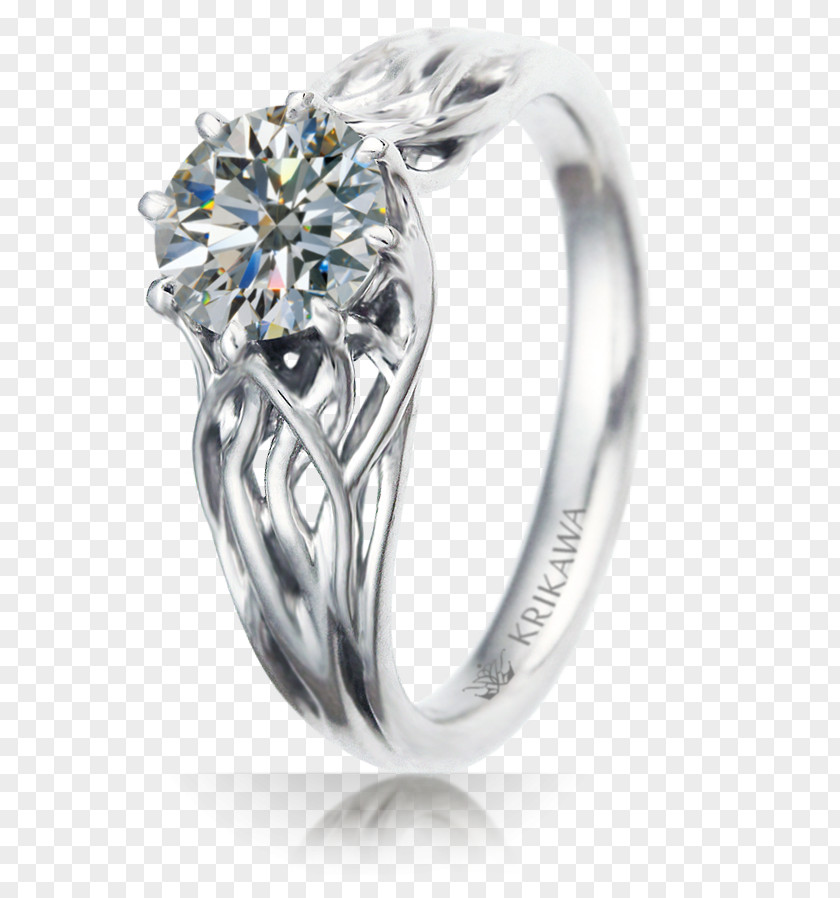 Ring Wedding Engagement Princess Cut PNG