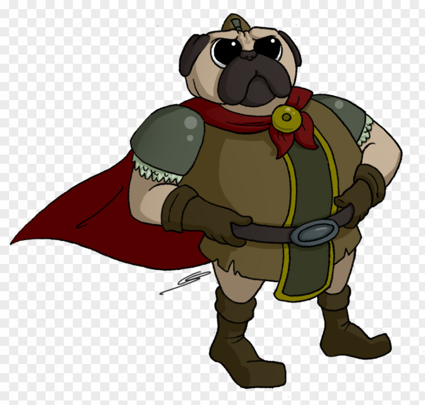 Sir Pug Snout Headgear Clip Art PNG