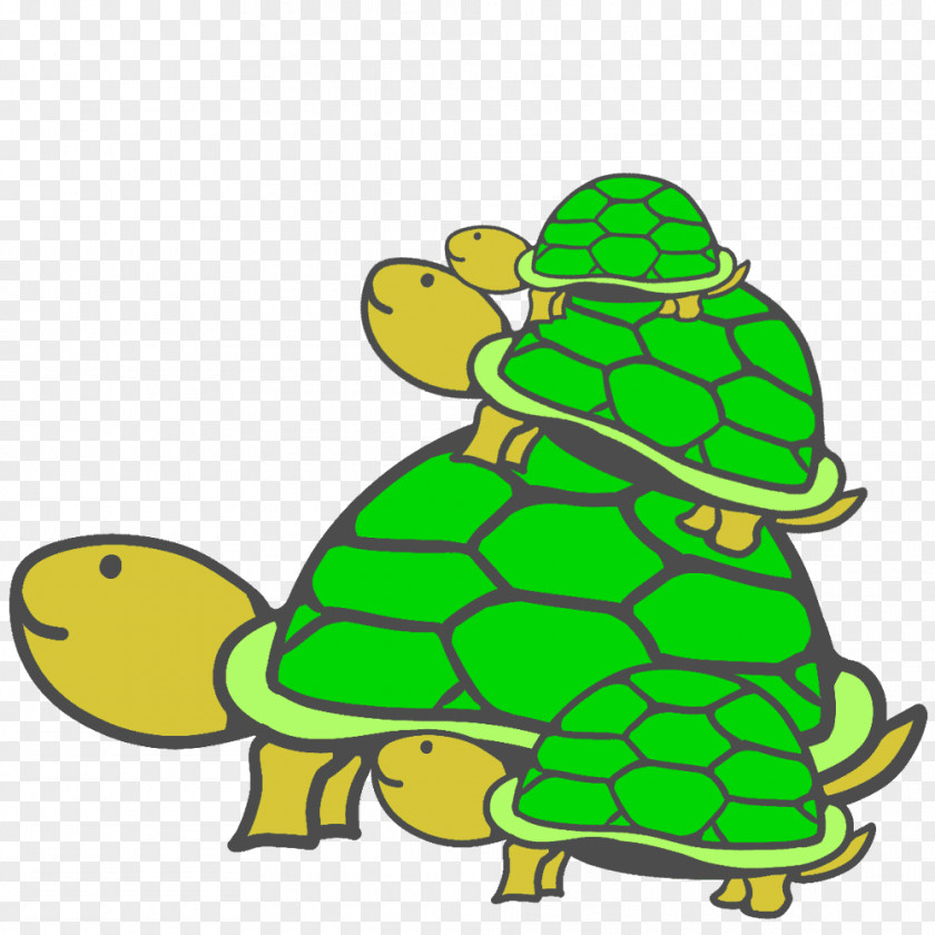 Tortoise Sea Turtle T-shirt Illustration PNG