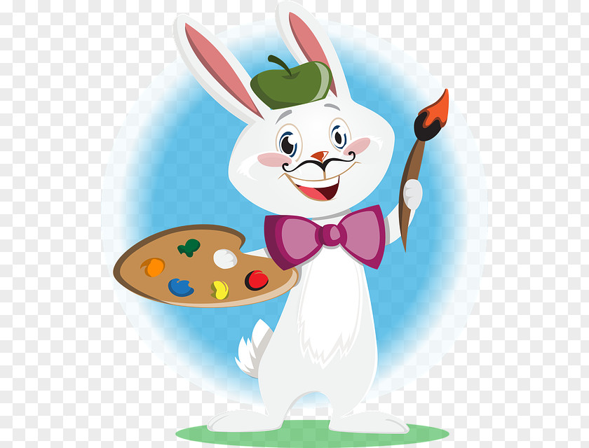 Watercolor Bunny Rabbit PNG