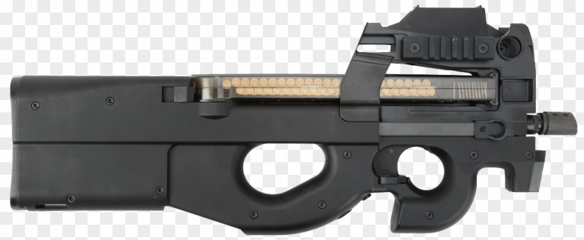Weapon FN P90 Herstal PS90 Firearm Submachine Gun PNG