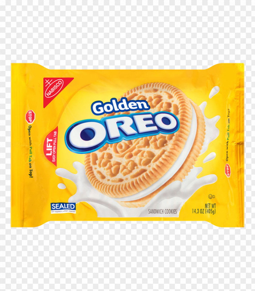 16.6 Oz Packet Sandwich Cookie BiscuitsOreo Cake Snickerdoodle Nabisco Oreo Cookies, Golden PNG