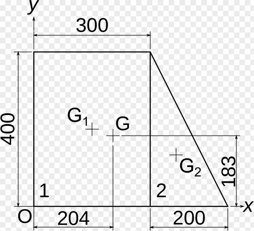 Angle Rectangle Trapezoid Centroid Right PNG