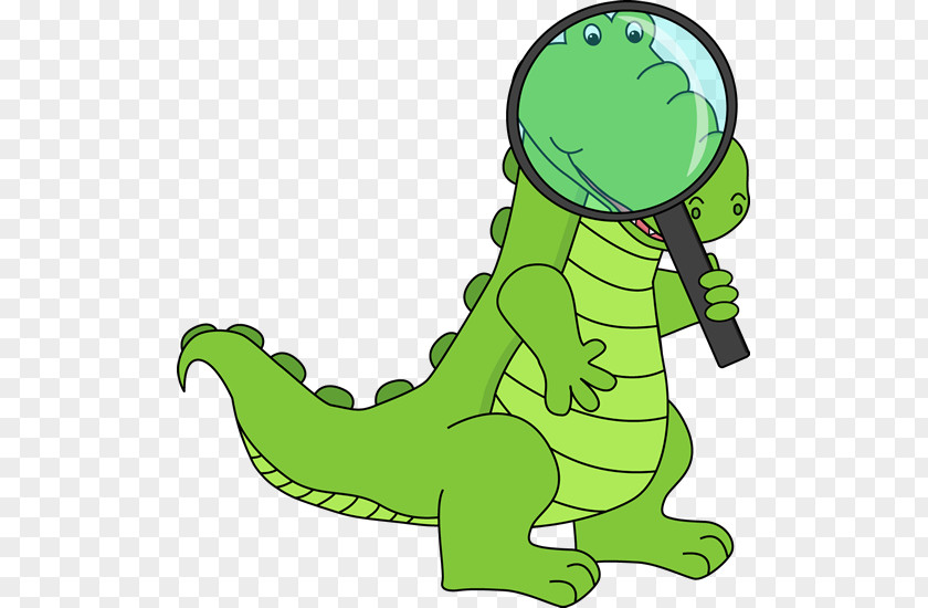 Clip On Magnifying Glass Reading Animal Art PNG