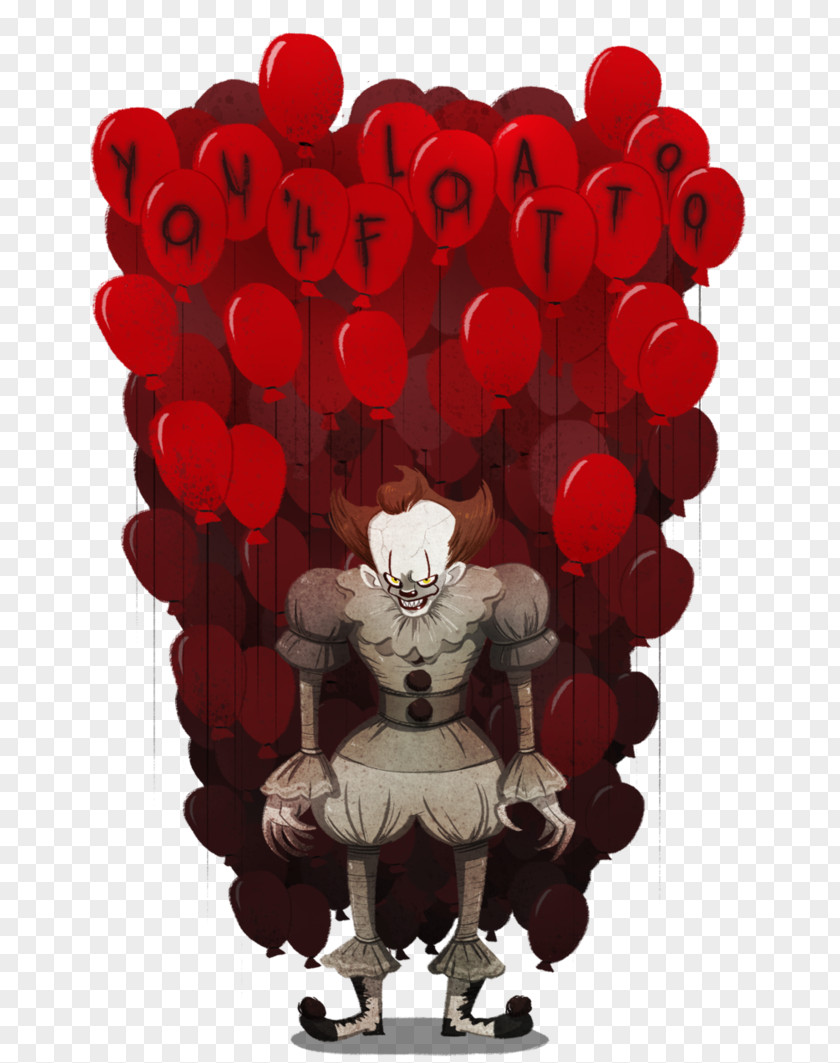 Pennywise The Clown It Fan Art You'll Float Too Film PNG