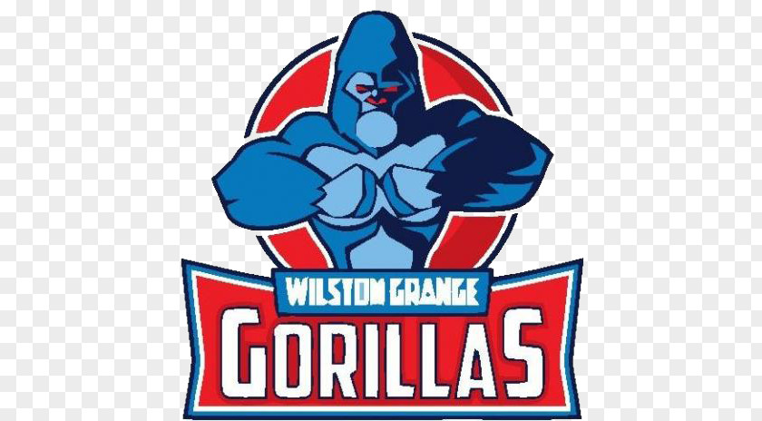 Strong Gorilla Logo Graphic Design Wilston Grange Football Club PNG