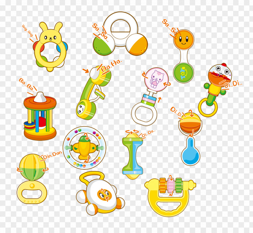 Bauble Suzu Infant Child Rattle Toy PNG