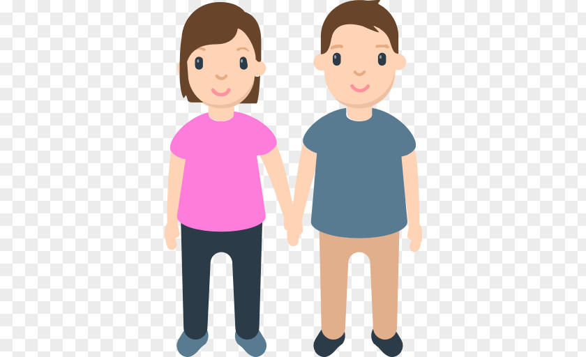 Man Emoji Homo Sapiens Boy Holding Hands PNG