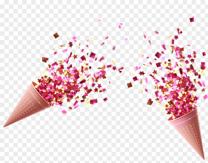 Red Confetti Paper Wedding Party Clip Art PNG