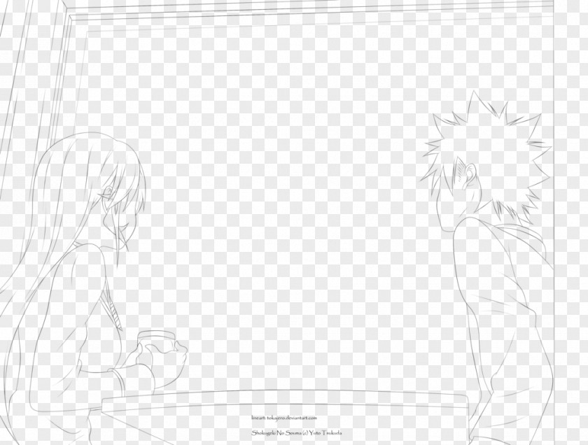 Shokugeki No Soma Work Of Art Line Artist Sketch PNG