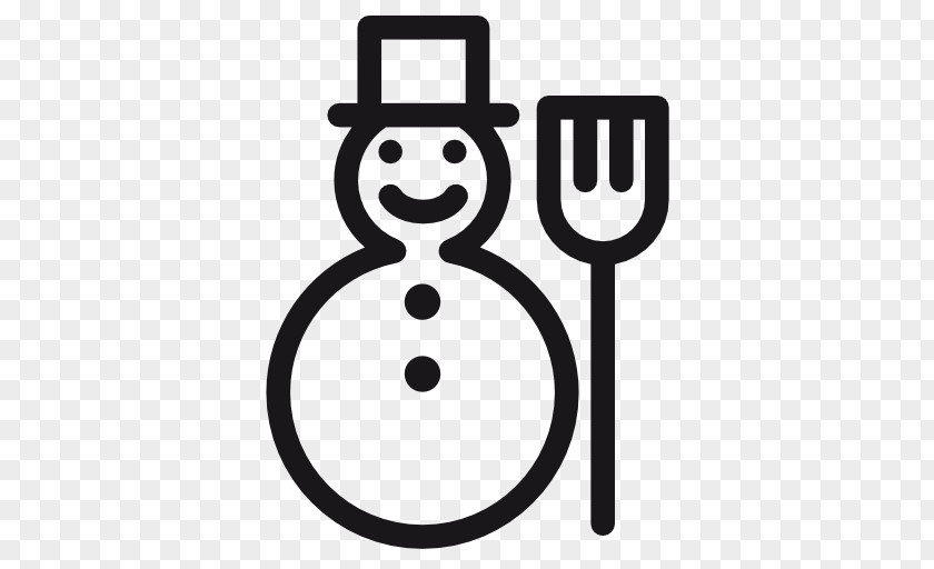 Snowman Area Smiley Line PNG