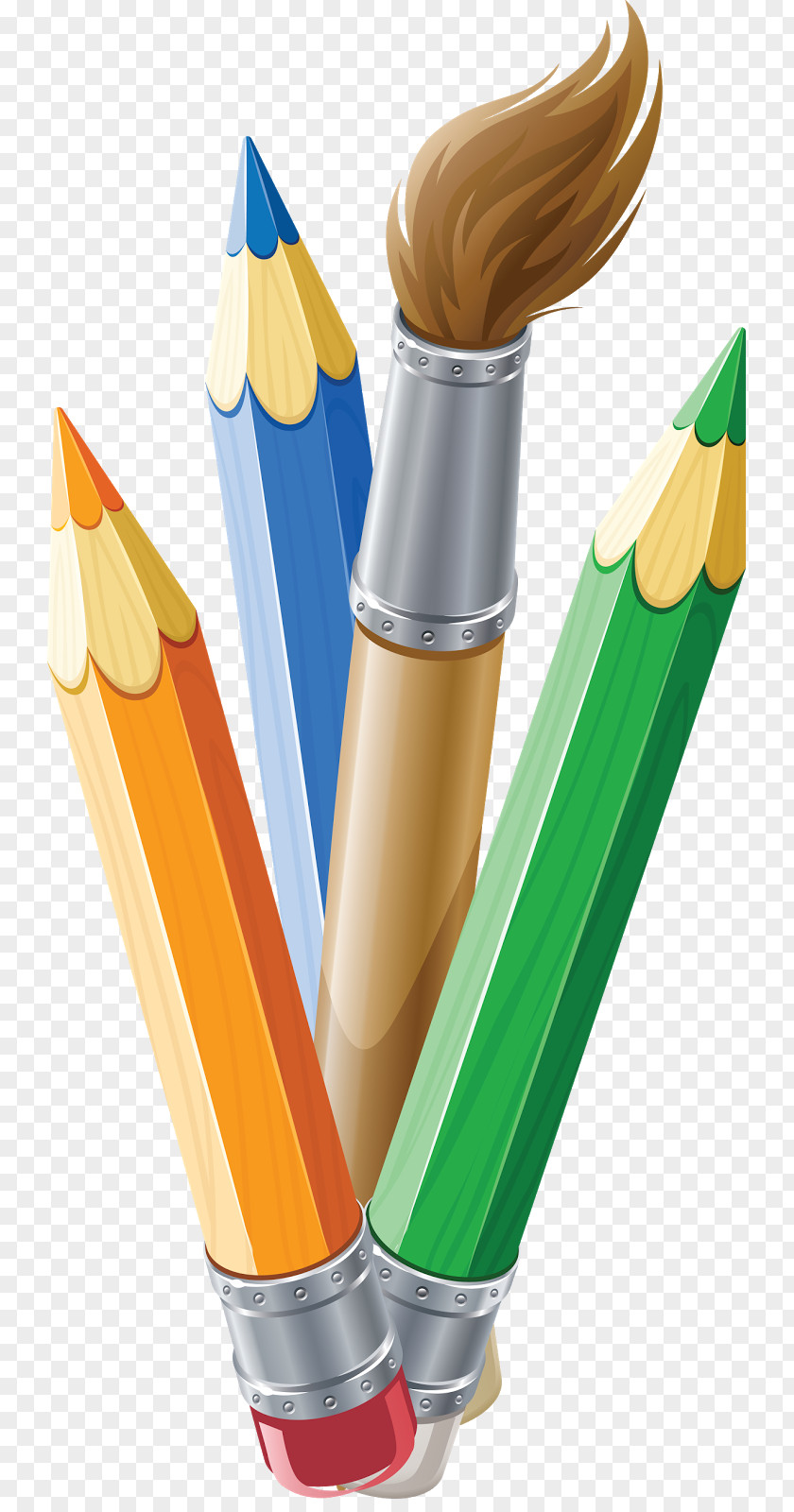 Toothbrash Paintbrush Pencil Clip Art PNG