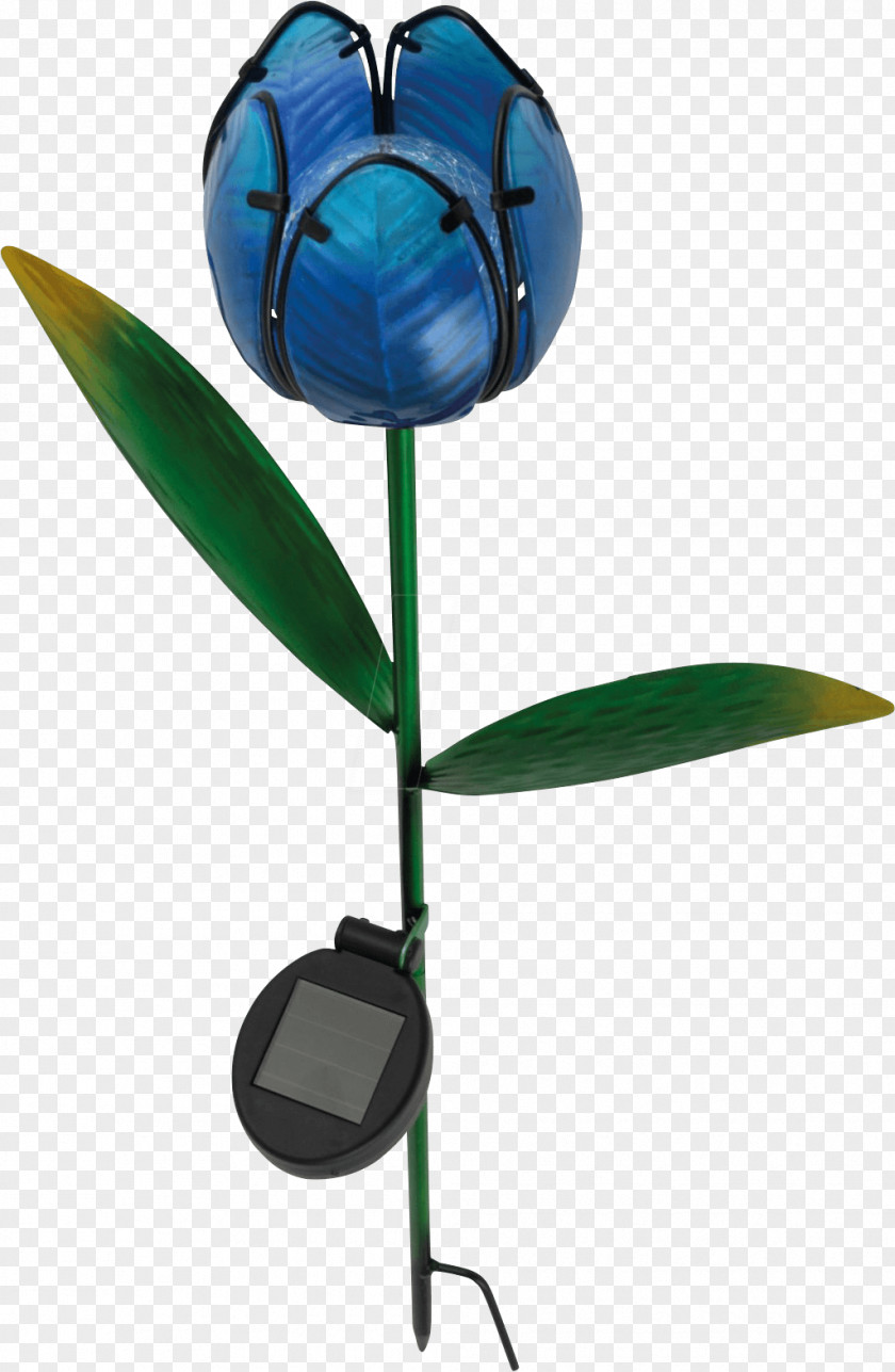 Light Fixture Solar Lamp Tulipa – Blue Decorative With LED Light-emitting Diode PNG