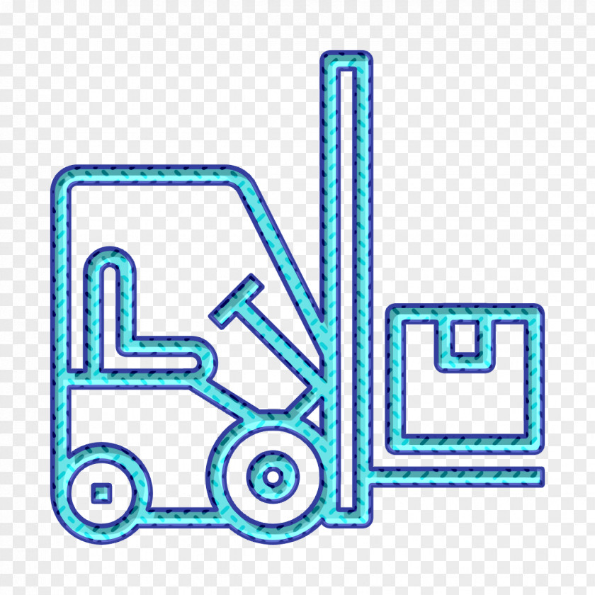 Logistics Icon Forklift PNG