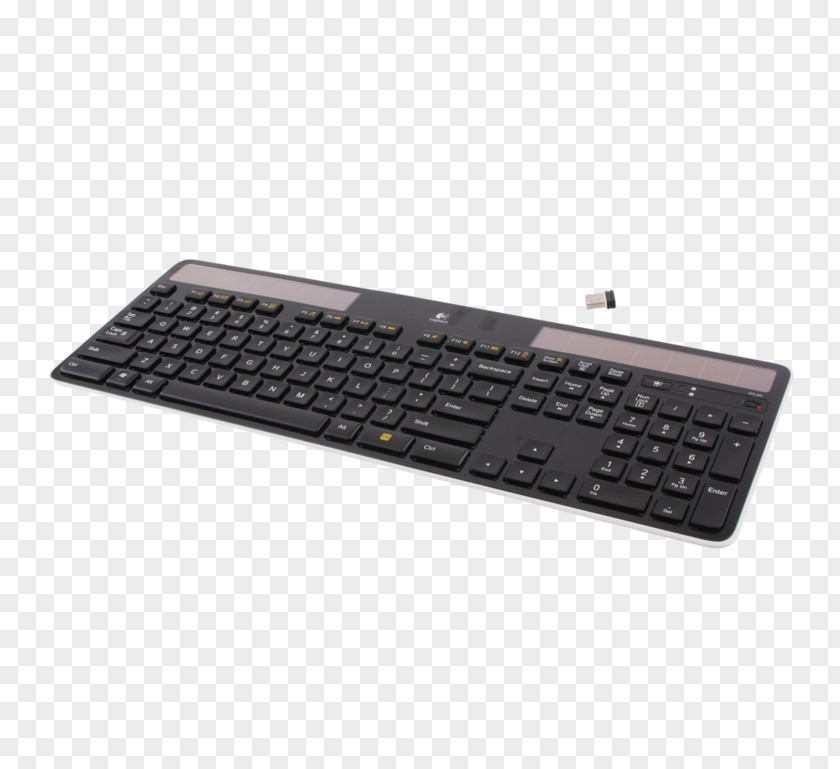 Amazon Logitech Wireless Headset Computer Keyboard Mouse Solar K750 For Mac Photovoltaic PNG