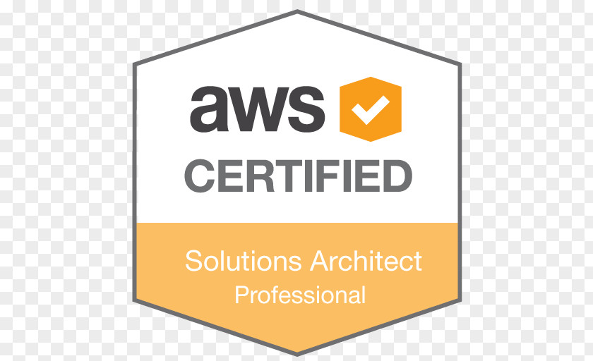 Amazon Web Services Digital Badge Certification Logo Professional PNG