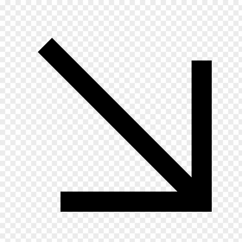 Arrow Down Android Symbol PNG