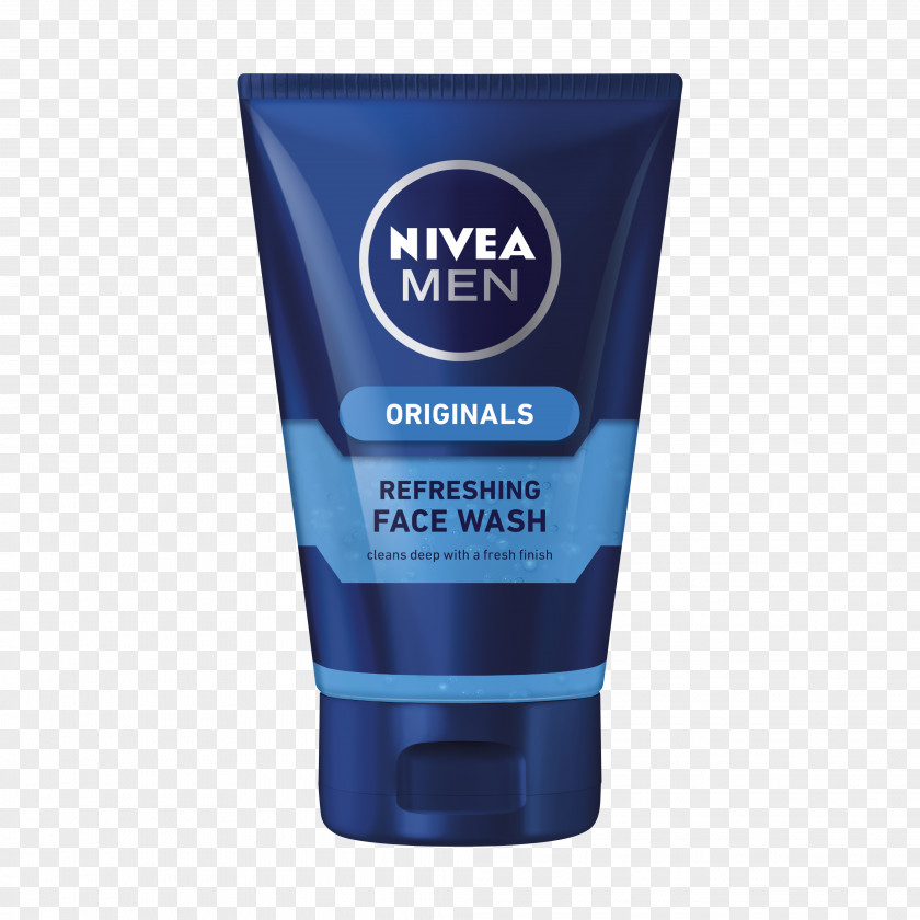 Facewash NIVEA Men Maximum Hydration Nourishing Lotion Cleanser Moisturizing Face Wash PNG