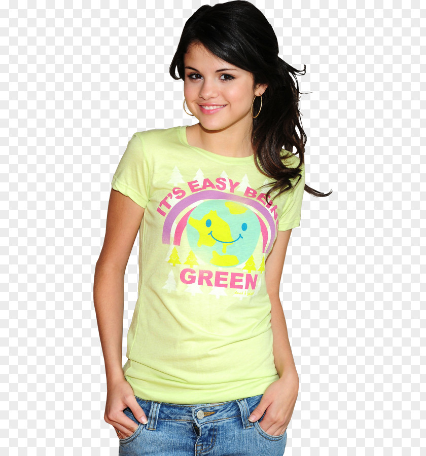 Selena Gomez Wizards Of Waverly Place Hollywood T-shirt PNG