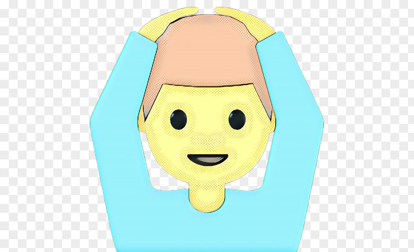 Smile Turquoise Face Yellow Cartoon Facial Expression Green PNG