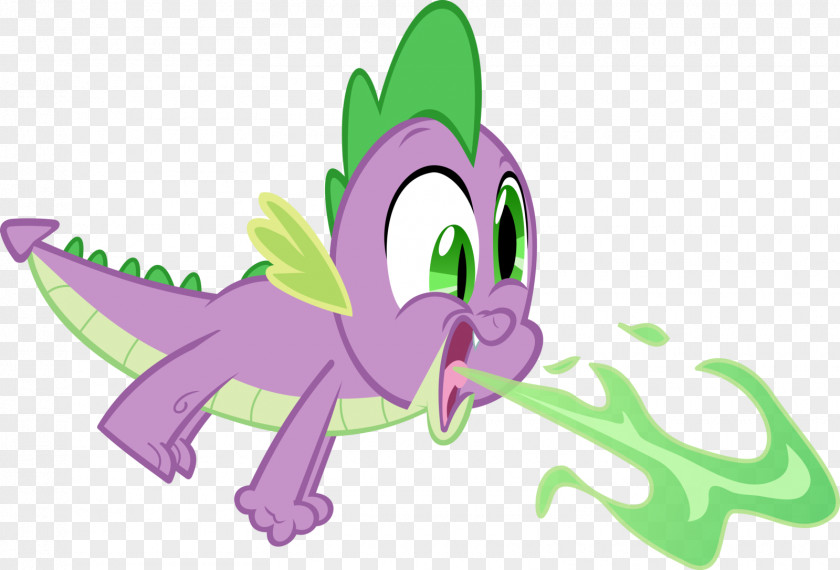 Spike Pony Fire Breathing PNG