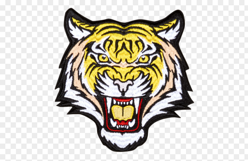 Tiger 131 1 35 T-shirt Iron-on Embroidered Patch PNG