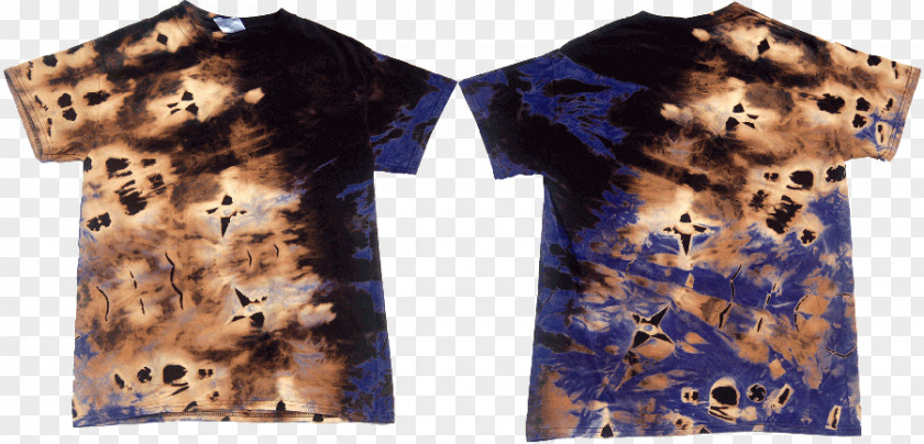 Fine Dividing Line T-shirt Tie-dye Fur Clothing Sleeve PNG