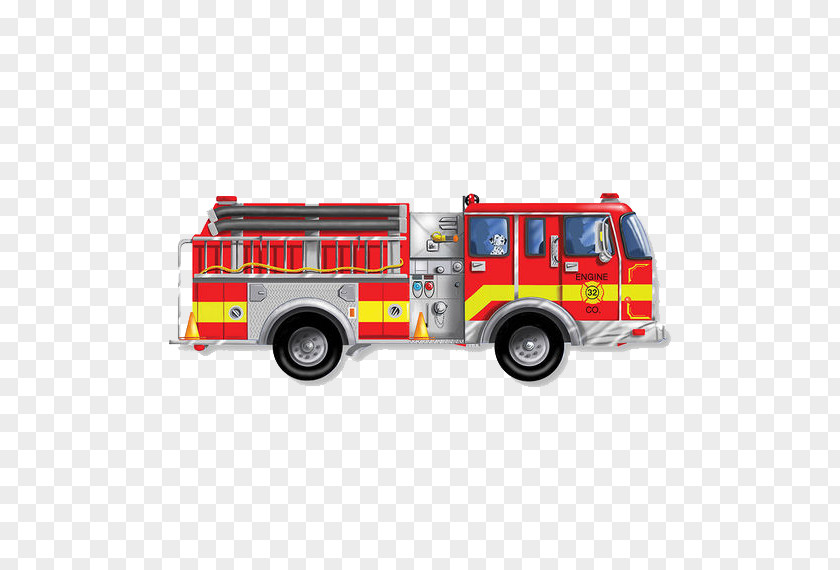 Fire Truck Plan Engine Department Jigsaw Puzzles Safety PNG
