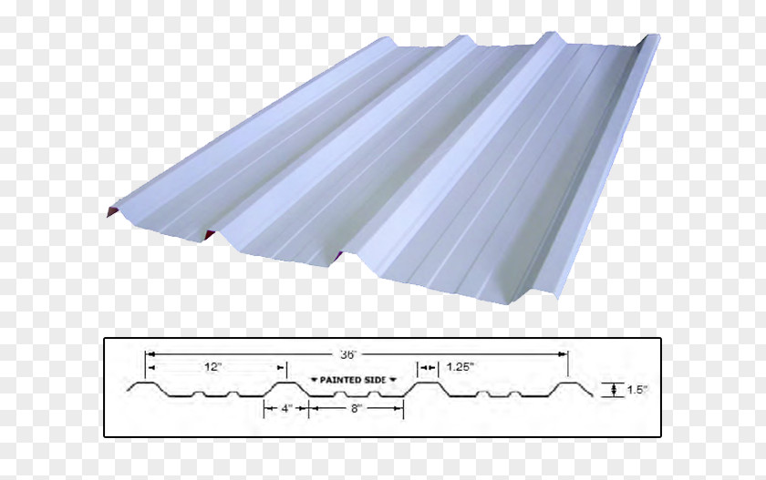 Industrial Building Steel Metal Roof PNG