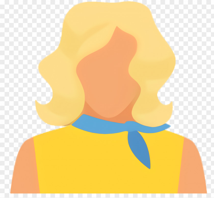 Neck Nose Yellow Background PNG