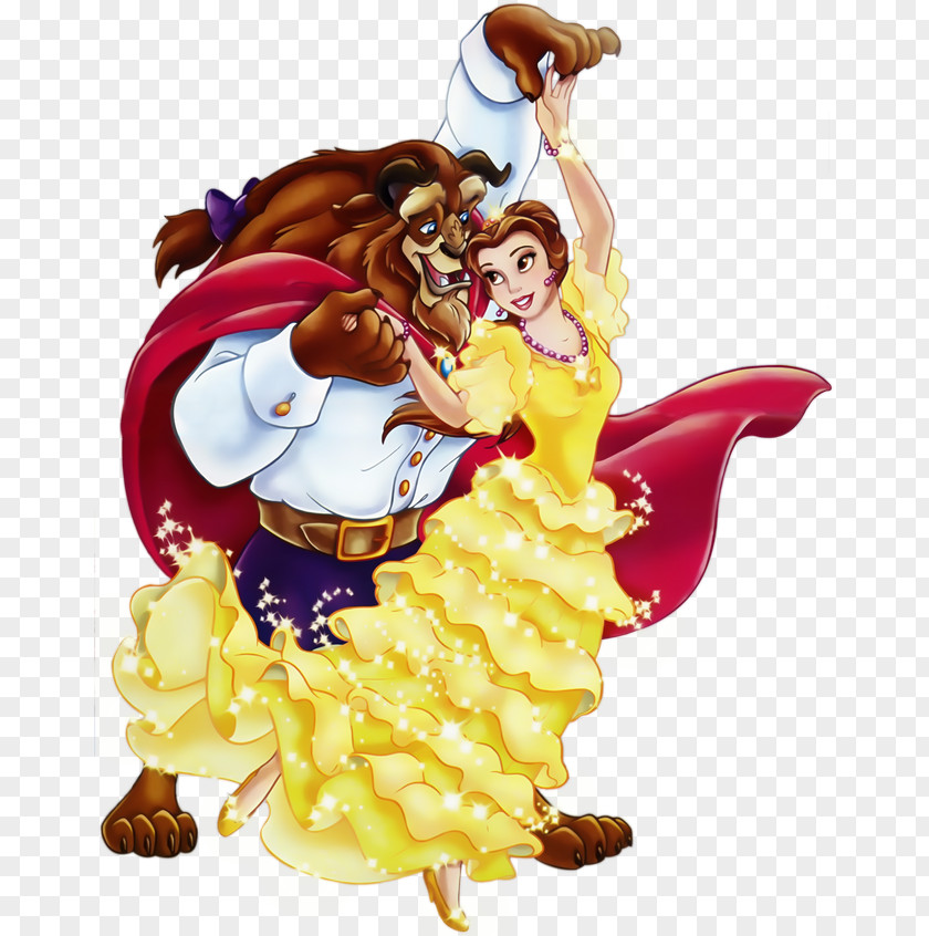 Princess Cartoon Belle Beast Cogsworth Clip Art PNG