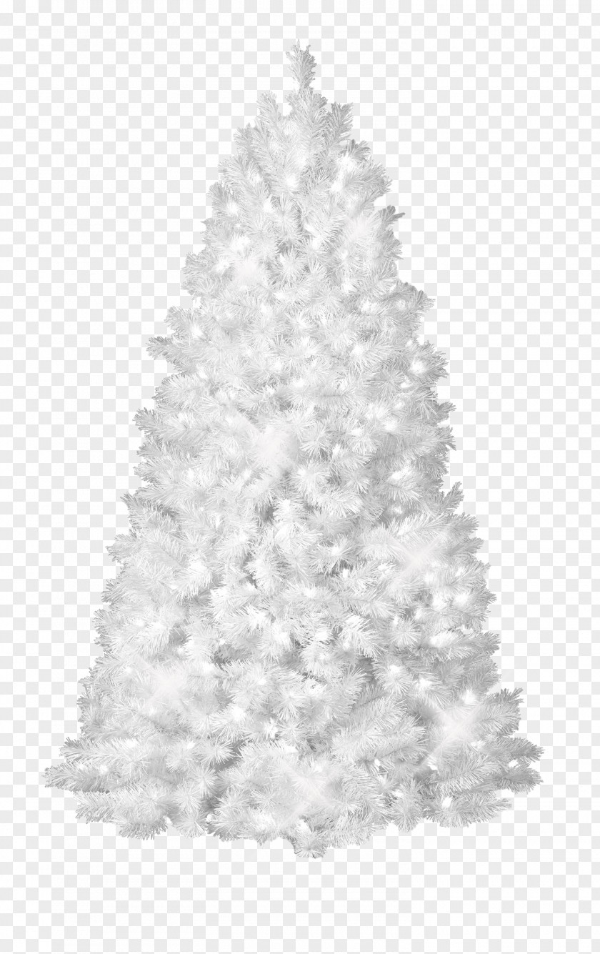 Snow Tree Artificial Christmas Pre-lit Decoration PNG